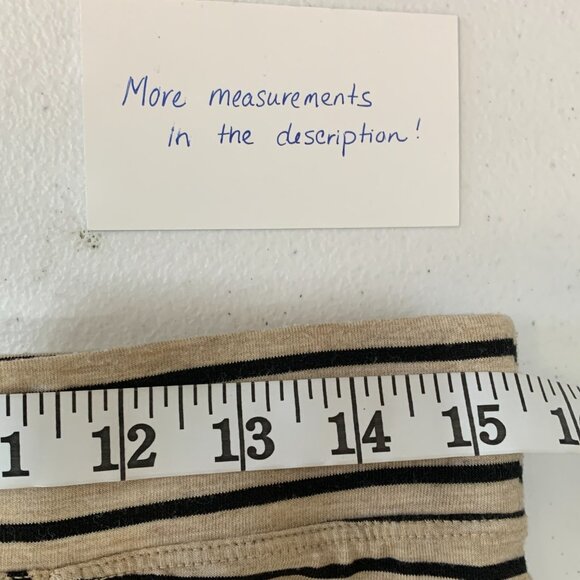 Maurices Skirt sz M Striped Pull on Maxi Long Length 39" - Picture 4 of 7